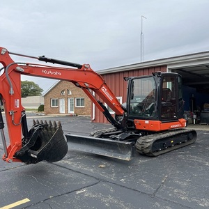 Compre Mini Excavadora Kubota KX057-5 de 5 Toneladas y 6 Toneladas, Máquina para Movimiento de Tierras, Entrega Rápida, Calidad Premium, Bajo Precio, En Stock - Product Image 1
