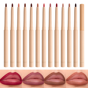 Private Label 12 Colors Matte Nude <b>Lip</b> Liner Pencil Waterproof Long Lasting <b>Lip</b> Liner Pen Makeup Cosmetics - Product Image 2