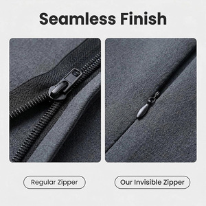 Black Open-End <b>Plastic</b> Zipper Non-Lock <b>Slide</b> for Garment Use High Quality Close-End Nylon Zipper Heavy Duty Garment Dress Skirt - Product Image 3