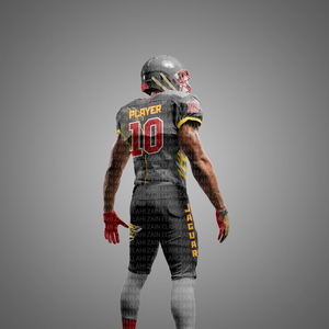 Nouvel arrivage : uniforme de football américain unisexe léger avec broderie en twill, couleur unique par sublimation, meilleur prix - Product Image 2