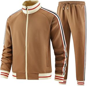 <b>Men's</b> Lightweight Athletic Tracksuit Set Full <b>Zip</b> <b>Jacket</b> and Matching Training Pants for Sports Fitness and Running - Product Image 4