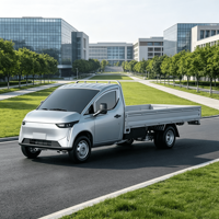 Camioneta Eléctrica Wuling de Alto Rendimiento, 110kW, Motor Trasero, 2 Puertas, 3 Asientos, Camioneta de Carga Ligera