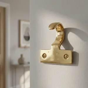 Manija de Latón de Alta Calidad para Ventanas y Puertas Corredizas, Diseño Clásico Decorativo, Disponible para la Venta - Product Image 1