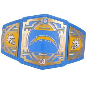 Ceinture de champion des Chargers de Los Angeles, design personnalisé bleu et or avec foudre et logo AFC - Product Image 3