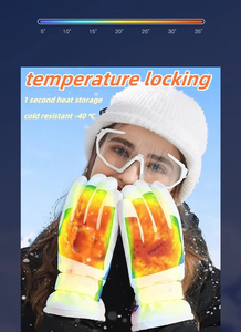 Guantes de Esquí para Invierno, Gruesos, Impermeables, con Forro Cálido, Pantalla Táctil, para Snowboard - Product Image 4