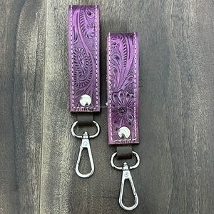 Nouveau porte-clés en cuir de vache personnalisé, porte-clés en cuir véritable de luxe, cadeau promotionnel, porte-clés pour femmes - Product Image 6
