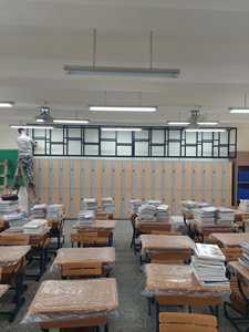 ตู้ล็อกเกอร์พลาสติก ABS ขนาดใหญ่พิเศษ พร้อมกุญแจแบบผสม สำหรับโรงเรียน/ห้องเรียน - Product Image 1