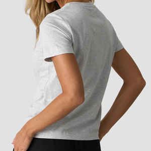 New Seamless Summer Design T-Shirt Hot Selling Cheap Price <b>Athletic</b> Anti-Pilling T-Shirt High Quality Women's Wear Tee - Product Image 2