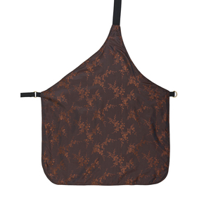 Cape de coiffure professionnelle en cuir avec taille ajustable et poches pour usage en salon de coiffure - Product Image 6
