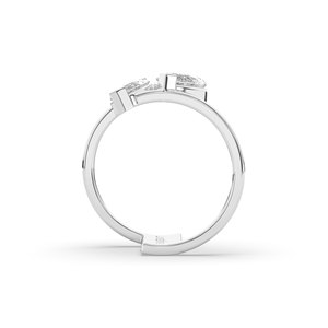 Bague légère de style unique avec diamant cultivé en laboratoire de 2,50 carats - Product Image 2