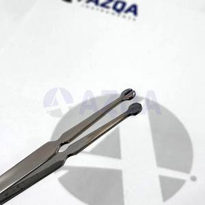 Professional Stainless Steel 4.5 Inch Labret Stem Holding Tweezers for <b>Body</b> Piercing Jewelry Placement Durable Reusable Tool - Product Image 5