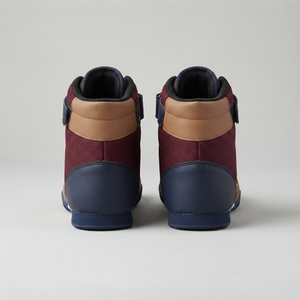Chaussures de boxe montantes légères pour hommes et femmes, en maille respirante et cuir, avec semelle antidérapante flexible toutes saisons pour la cheville - Product Image 3