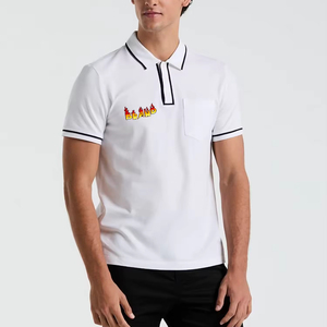 Camiseta de Golf para Hombre, Personalizada con Logotipo, 100% Algodón Tejido, Bordada, de Secado Rápido, Alta Calidad, Fabricante OEM ODM, 220g - Product Image 1