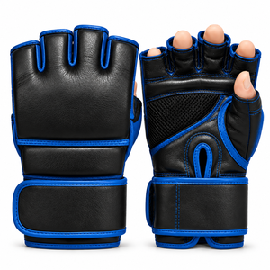 Gants de MMA professionnels légers et durables à doigts ouverts pour l'entraînement au grappling, équipement de sport personnalisé avec logo OEM - Product Image 1