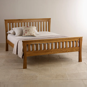 Cama Redonda de Madera de Teca Maciza ARDENA AWBF-022, Moderna, Minimalista, Duradera y Elegante para Uso en el Hogar o Apartamento - Product Image 4