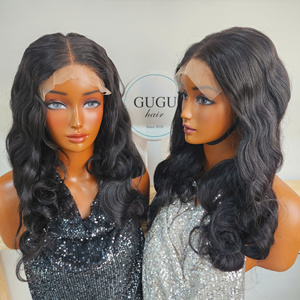 วิกผมแท้ 100% จากเวียดนาม แบบลอนธรรมชาติ แบบลอนบอดี้เวฟ ซุปเปอร์ดับเบิ้ลดรอน ความหนาแน่น 200% ผมจากผู้บริจาคคนเดียว สีดำ สำหรับผู้หญิง - Product Image 2