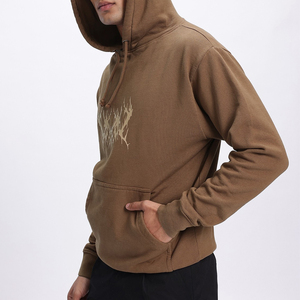 เสื้อฮู้ดดี้ปักลายตามสั่ง 400 กรัม คุณภาพสูง เสื้อกันหนาวลำลอง ผ้าฝ้าย 100% ทรงโอเวอร์ไซส์ ผู้ผลิตที่ดีที่สุด - Product Image 3