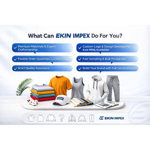 Sudaderas con Capucha Ekin Impex de Primera Calidad, Diseño Nuevo, Lavado Ácido, Estilo Desgastado, Transpirables, Color Liso Personalizado, Directo de Fábrica - Product Image 5