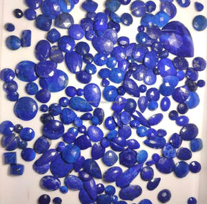 Lapis Lazuli ธรรมชาติอัญมณี Cabochon ขัดคริสตัลทุกขนาดสำหรับการทำจี้เครื่องประดับ - Product Image 5