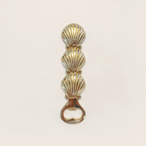 Shell Design Brass Bottle Opener Nautical Style <b>Bar</b> <b>Tool</b> Perfect For Outdoor Party Barbecue Picnic And Garden Gathering - Product Image 1