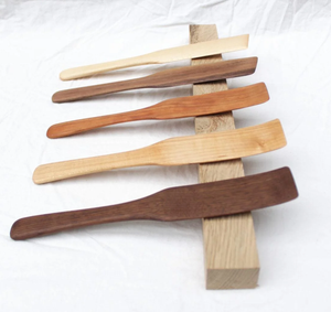 Ustensiles de cuisine antiadhésifs, fouet à pâte à long manche, ensemble de spatules, article multifonctionnel en bois fait main, vente en gros - Product Image 1