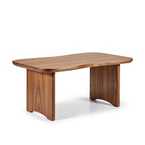 Solid Teak Wood Eco-Friendly Durable Waterproof Modern Minimalist Dining <b>Table</b> for Home Office <b>with</b> Dining <b>Chairs</b> - Product Image 1