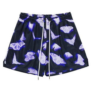 Shorts en mesh pour hommes avec logo personnalisé OEM, shorts de basket-ball en mesh personnalisés pour hommes, fabricant de shorts d'entraînement athlétiques OEM - Product Image 1