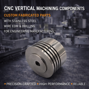 ชิ้นส่วนเครื่องจักรกลซีเอ็นซีแบบตั้งโต๊ะ ชิ้นส่วนที่ผลิตตามสั่งด้วยวิธีตัดลวดสแตนเลสด้วยไฟฟ้า (Wire EDM) และการเจาะ สำหรับการผลิตทางวิศวกรรม - Product Image 2