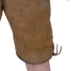 Lederhosen bavaroises pour hommes, shorts en cuir traditionnels allemands, sportifs, unis, brodés, en daim, fabricant en gros de vêtements traditionnels. - Product Image 3