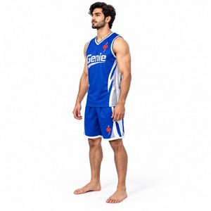 Uniforme de baloncesto profesional, conjunto de pantalones cortos personalizados, ropa deportiva transpirable de secado rápido para entrenamiento de equipo y juegos - Product Image 3
