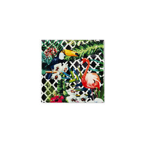 Sous-plat Excelsa Tropical Chic en céramique 15x1x15 cm multicolore fabriqué en Chine - Product Image 1