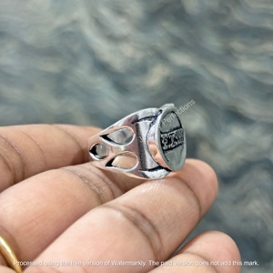 Most Trending Solid 925 Sterling Silver F.T.W Solid <b>Ring</b> for Men <b>Ring</b> Designer <b>Rings</b> Wholesale Factory Price - Product Image 4