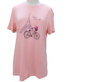 New Product Casual <b>Summer</b> Breathable <b>Lady</b> Style Short-Sleeved Women's <b>T</b>-<b>Shirt</b> Regular Print on Custom 100% Polyester 180 Gsm - Product Image 1