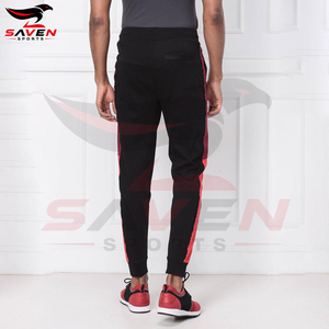 Pantalon de survêtement molletonné personnalisé avec logo pour homme, coupe ample, en coton épais, décontracté, pour le sport et le jogging - Product Image 3