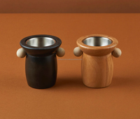 Brûleur d'encens carré en bois d'acacia poli de haute qualité, style décoratif arabe moderne, durable, pour Ramadan, Mubkhar
