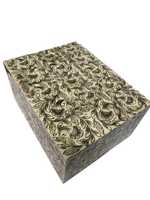 Boîte de rangement décorative rectangulaire en bois bleu floral, faite à la main, moderne, élégante, durable, sans danger pour les aliments, non toxique, avec incrustation d'os – Meilleure vente