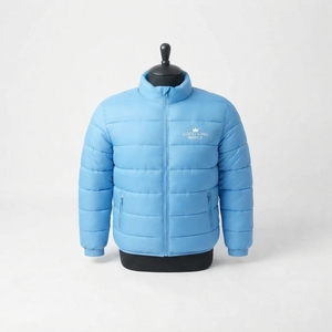 Veste matelassée pour homme, épaisse, coupe-vent, chaude, pour l'extérieur en hiver, fermeture éclair décontractée, rembourrage en coton - Product Image 1