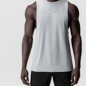 Camisetas deportivas sin mangas para hombre, 100% algodón, transpirables, para gimnasio, entrenamiento, fitness, disponibles en todos los tamaños y colores. - Product Image 6