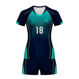 Uniforme de Voleibol Personalizado con Logotipo Impreso, Tejido Cómodo, Liso y de Secado Rápido para Hombre - Product Image 1