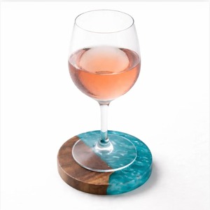 Premium Handmade Resin Coaster Set For Coffee <b>Table</b> <b>Dining</b> Decor And Modern Home Drink Protection - Product Image 2