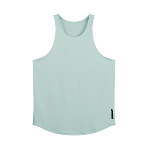 Wholesale Sleeveless Gym Tank Top <b>Men</b> Casual Custom Logo Bodybuilding Vest Breathable Knitted 100% Cotton Wrestling <b>Singlet</b> - Product Image 1