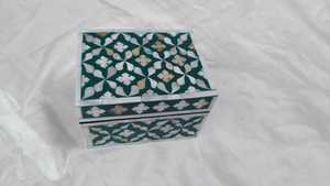Premium MOP Mosaic Jewelry <b>Box</b> Luxury Handmade Organizer for Rings, Necklaces, Earrings, Accessories & Keepsake Storage - Product Image 2