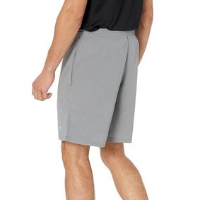 Été chaud hommes Gym basket-ball maille Polyester Shorts plaine teint séchage rapide respirant fermeture éclair poches haute rue Style solide - Product Image 3