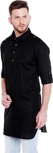 Shalwar Kameez clásico tradicional de algodón para hombre, ropa étnica cómoda y de ajuste relajado para todas las estaciones. - Product Image 3