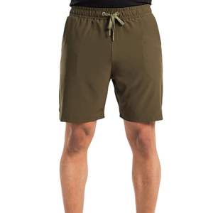 Shorts de musculation vert olive pour hommes, séchage rapide, entraînement, course à pied, vêtements de sport, fitness - Product Image 1