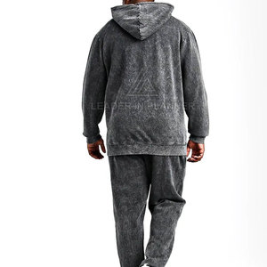 ชุดวอร์มผ้าฝ้าย 100% ดีไซน์ล่าสุด ล้างสีแบบแอซิดวอช รับสกรีนโลโก้ ไซส์ใหญ่ ระบายอากาศได้ดี ชุดวอร์มผู้ชายแบบแอซิดวอช ผลิตในปากีสถาน - Product Image 2