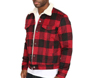 Chaqueta de Franela Vintage con Forro Grueso, Estampado de Camuflaje a Cuadros, Bolsillo Frontal en el Pecho, Capucha con Peluche Cálido, Impermeable, Estilo Urbano, para Hombre, Invierno - Product Image 4