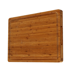Planche à découper en bambou massif de grande taille pour la cuisine, avec espace vierge pour logo, idéale pour la vente en gros - Product Image 1