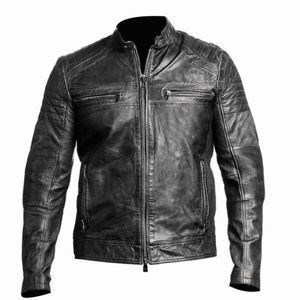 Chaqueta de Cuero para Hombre de Última Moda, Nueva Llegada, Buena Calidad, Diseño Moderno, Todos los Colores, Alta Calidad, al Mejor Precio - Product Image 2