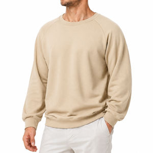 Custom Oversized Streetwear Sweat Shirt Heavy Fleece OEM Apparel Manufacturer Private Label Wholesale Fashion Wear - Product Image 2